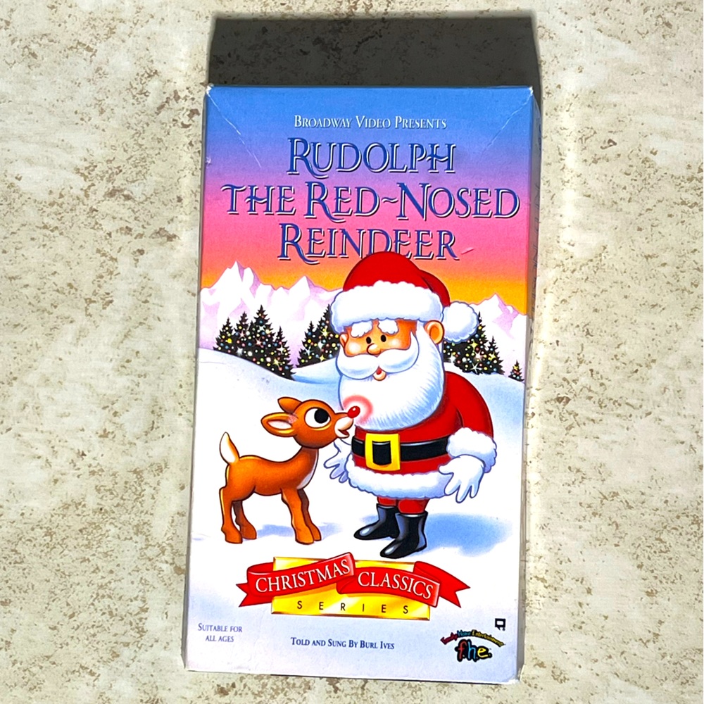 Rudolph The Red Nose Raindeer movie VHS